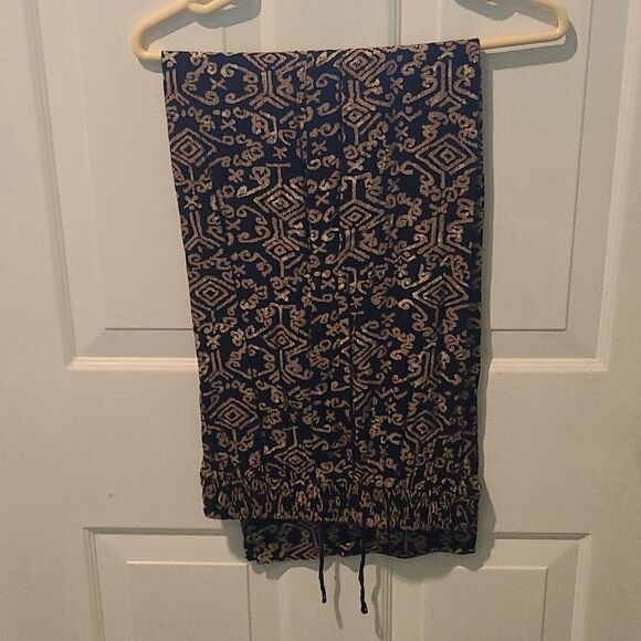 Small Black, Brown and Cream Ruth Norman New York for Saks Fifth Ave Pant Set - Picture 7 of 8